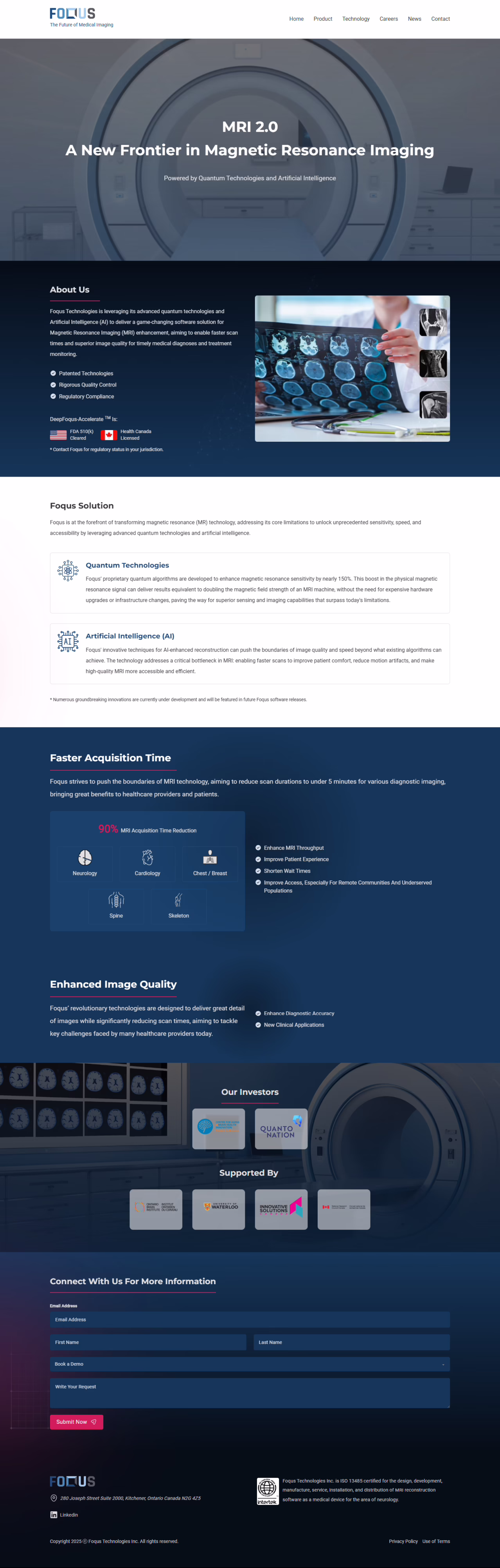 طراحی سایت Foqus.ca با وردپرس و کاملاً اختصاصی